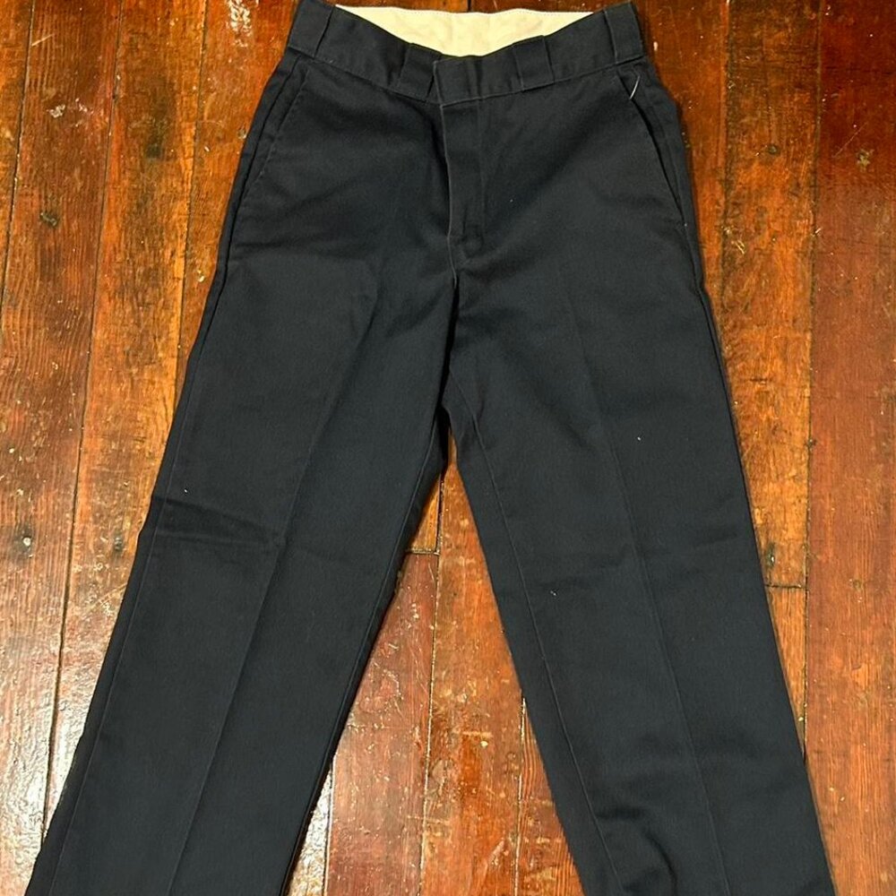 Navy dickies straight leg trouser